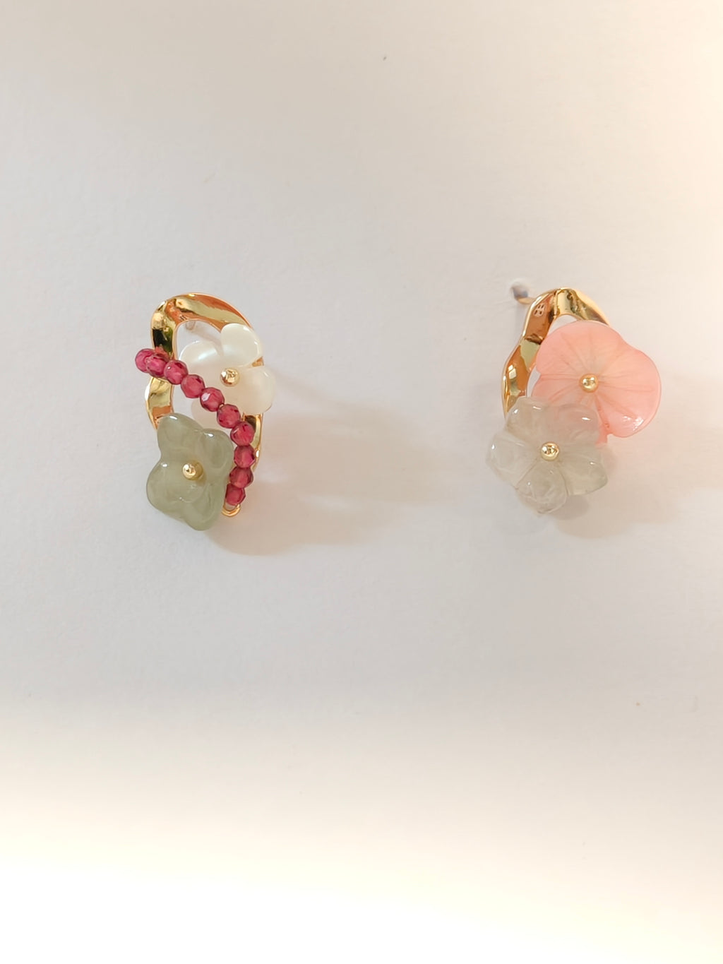 WE Monet jadeite earring