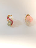 WE Monet jadeite earring