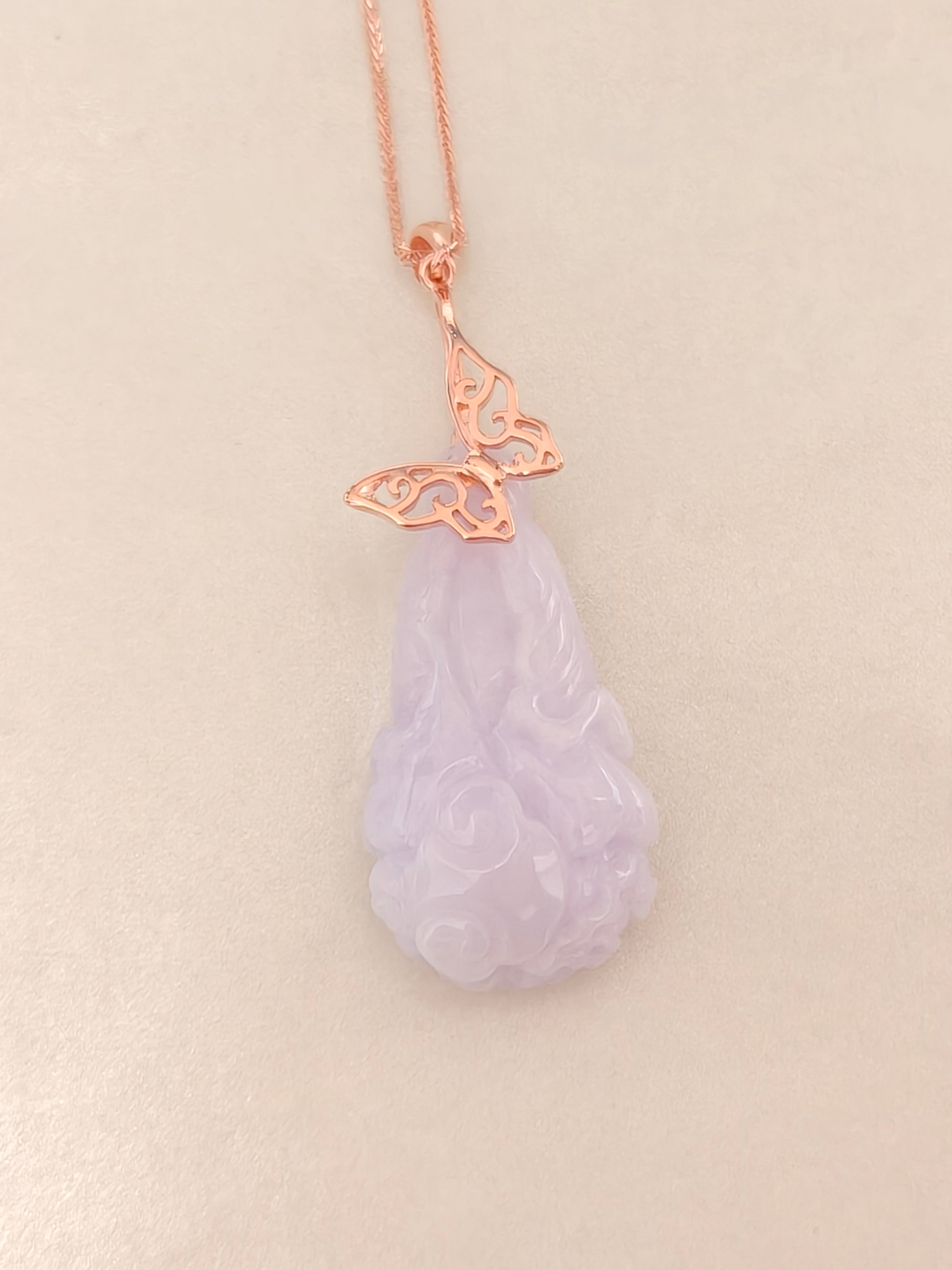 WE Bai Cai lavender jadeite