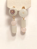 WE ping an kou  jadeite earring