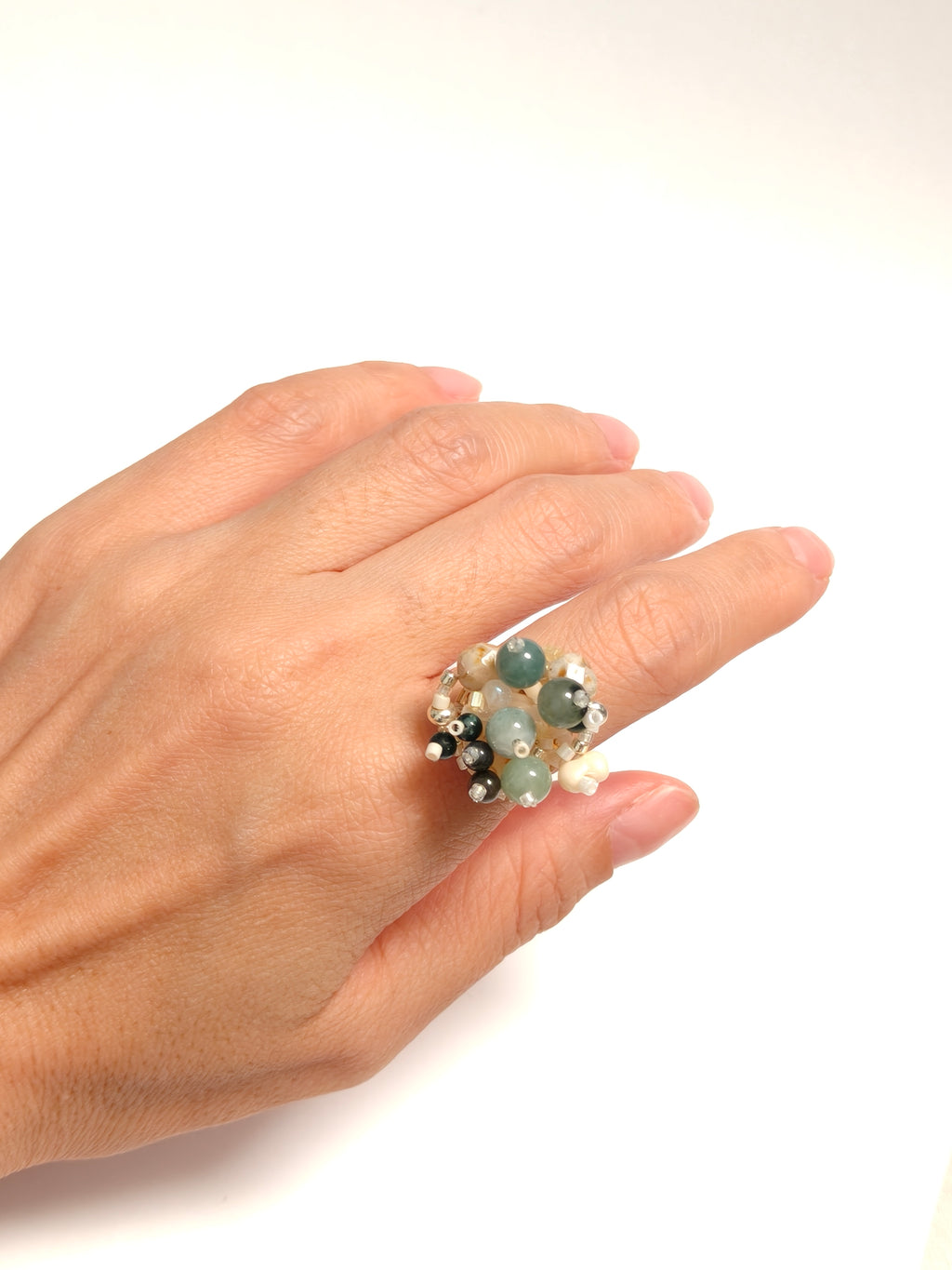 WE fireworks Jadeite  Ring