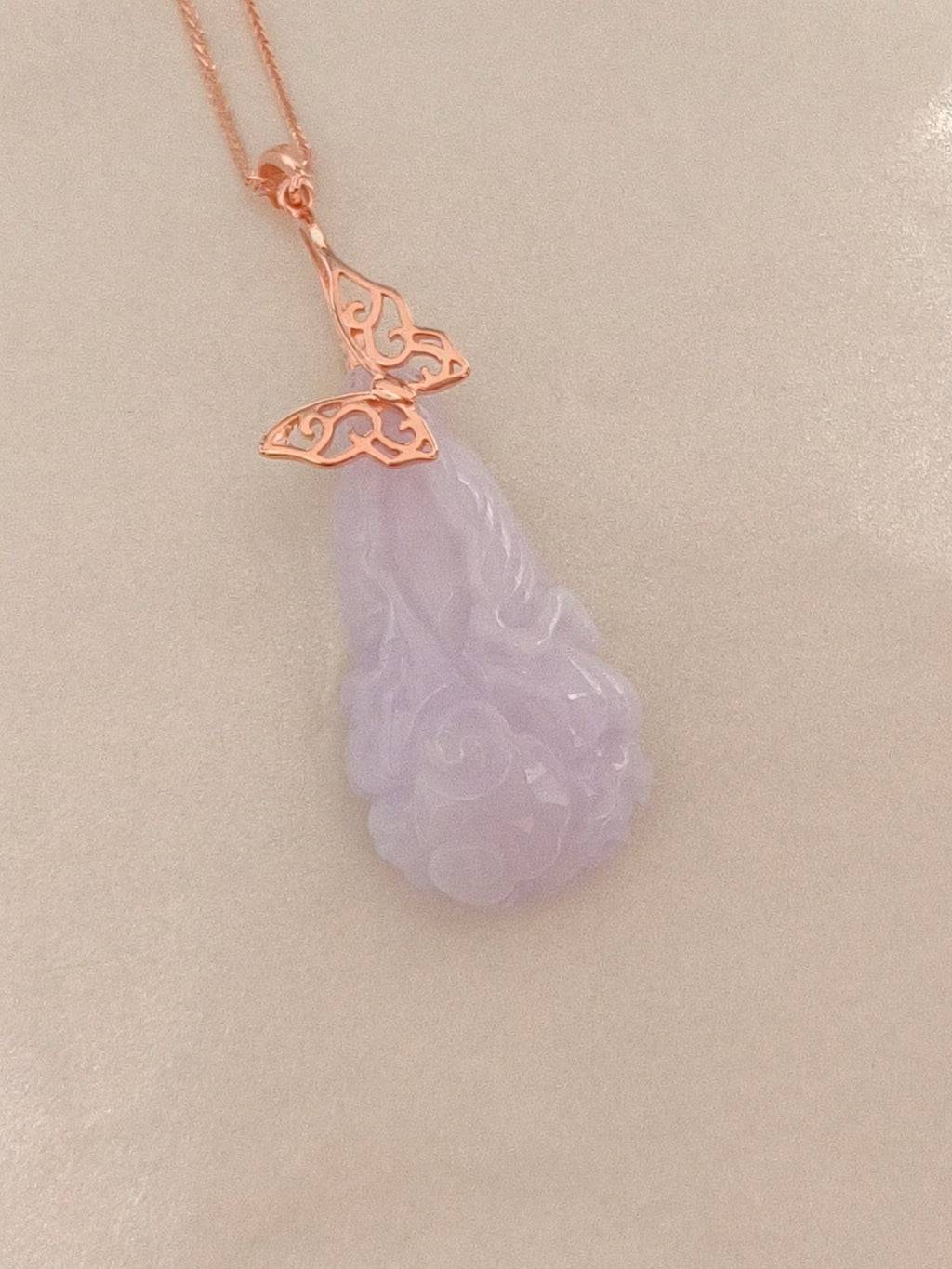 WE Bai Cai lavender jadeite