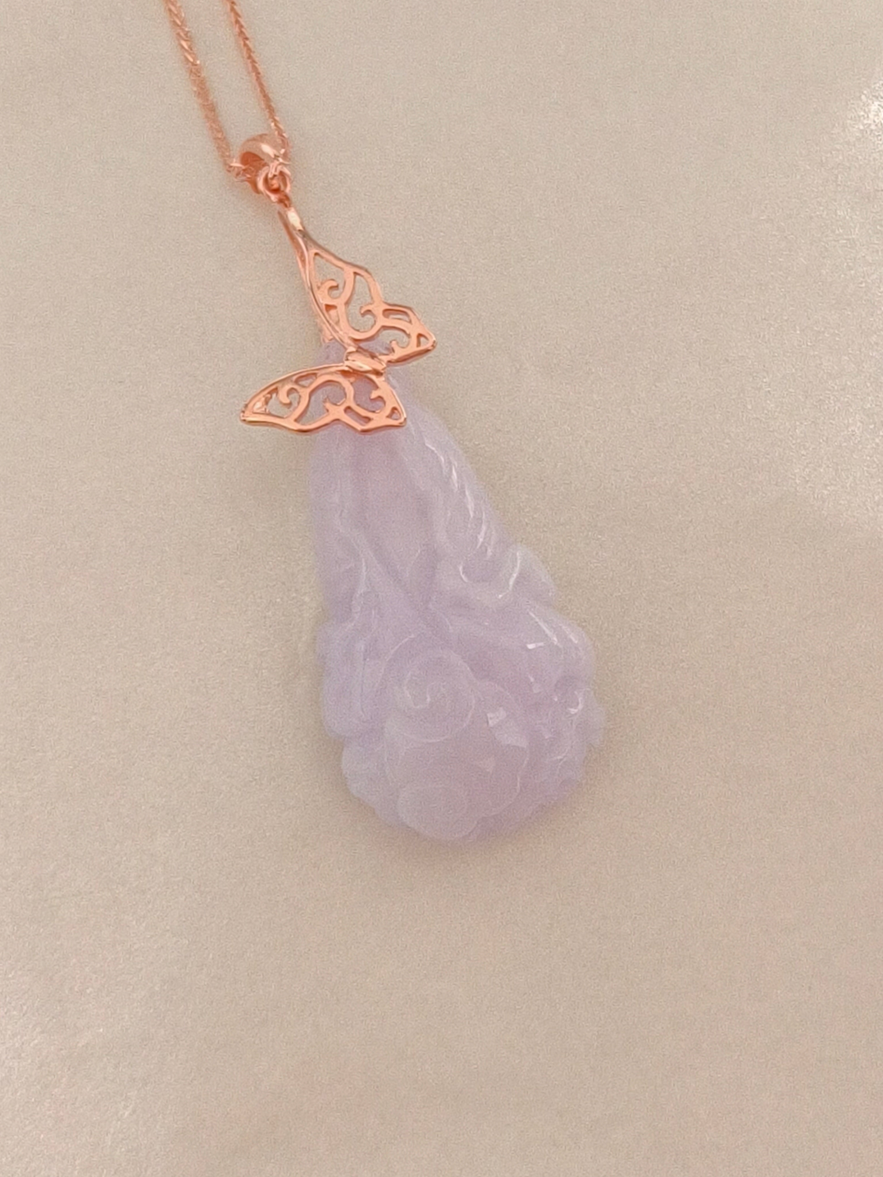 WE Bai Cai lavender jadeite