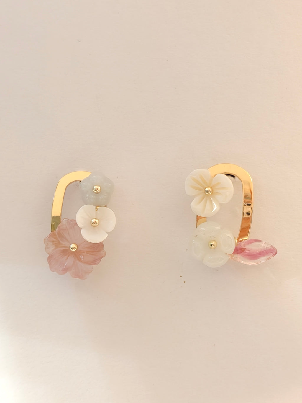 WE Monet jadeite earring