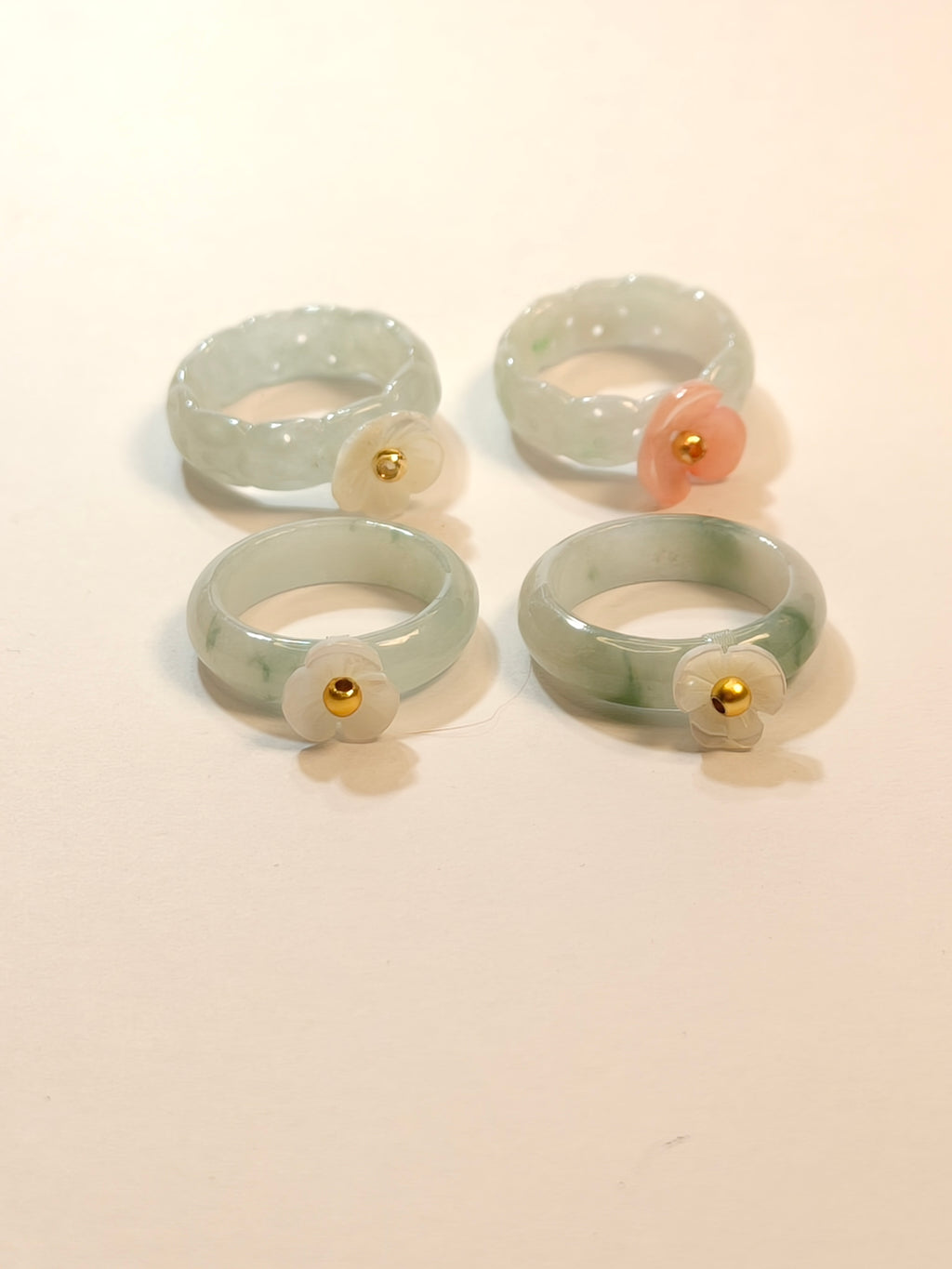 WE minimalist jadeite ring