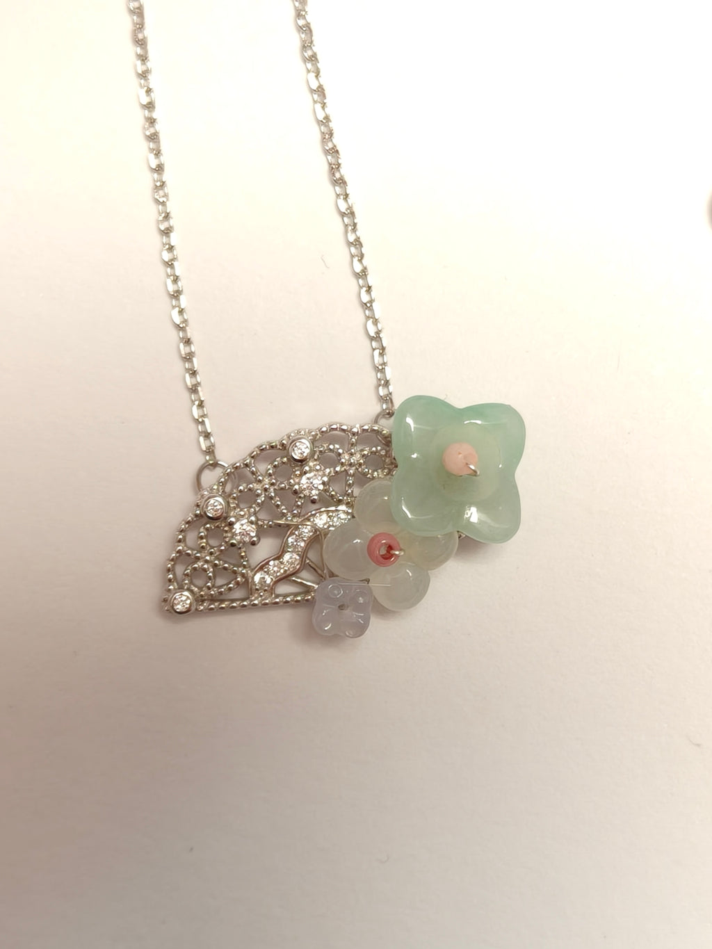 WE monet jadeite necklace