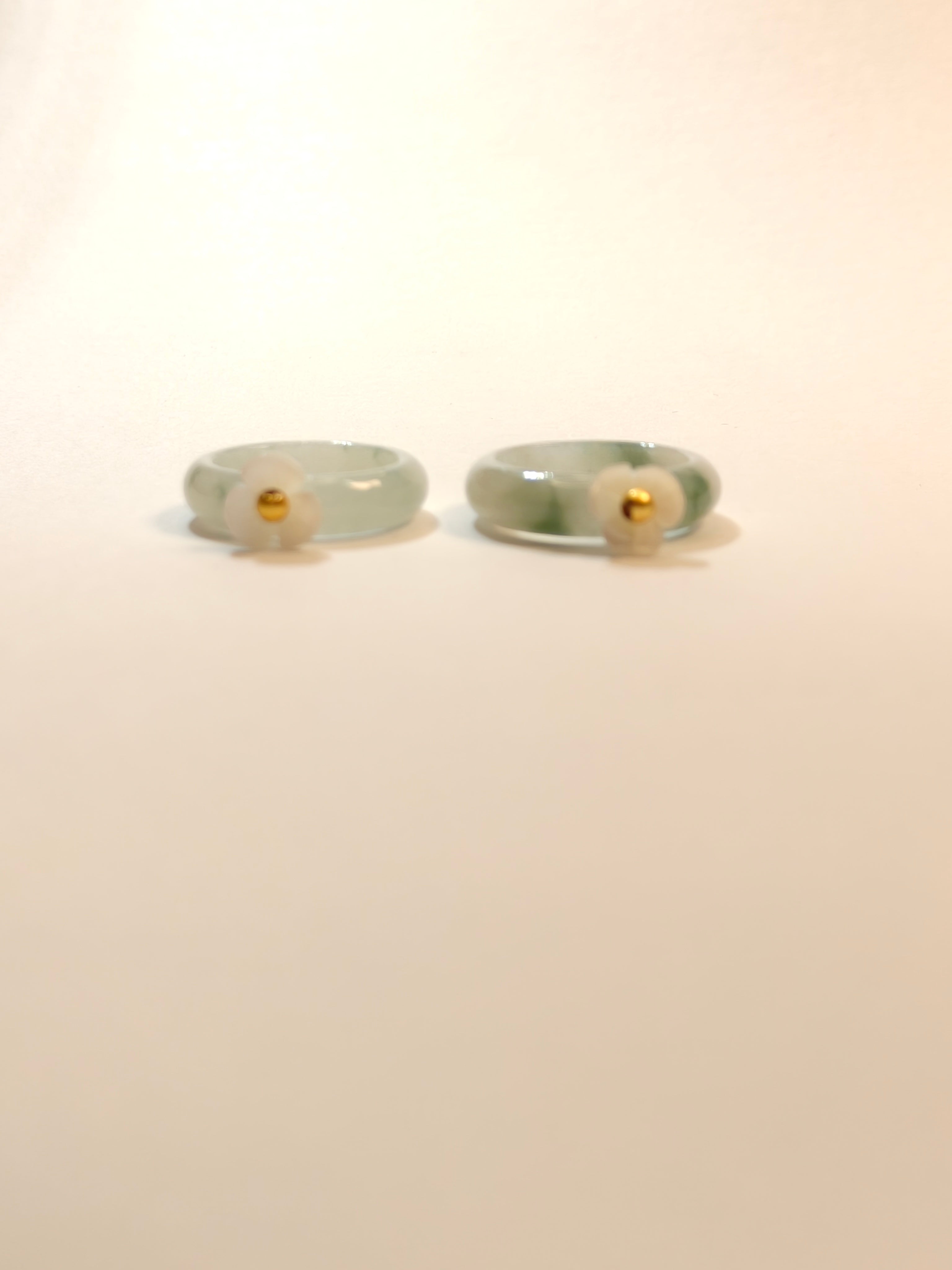 WE minimalist jadeite ring