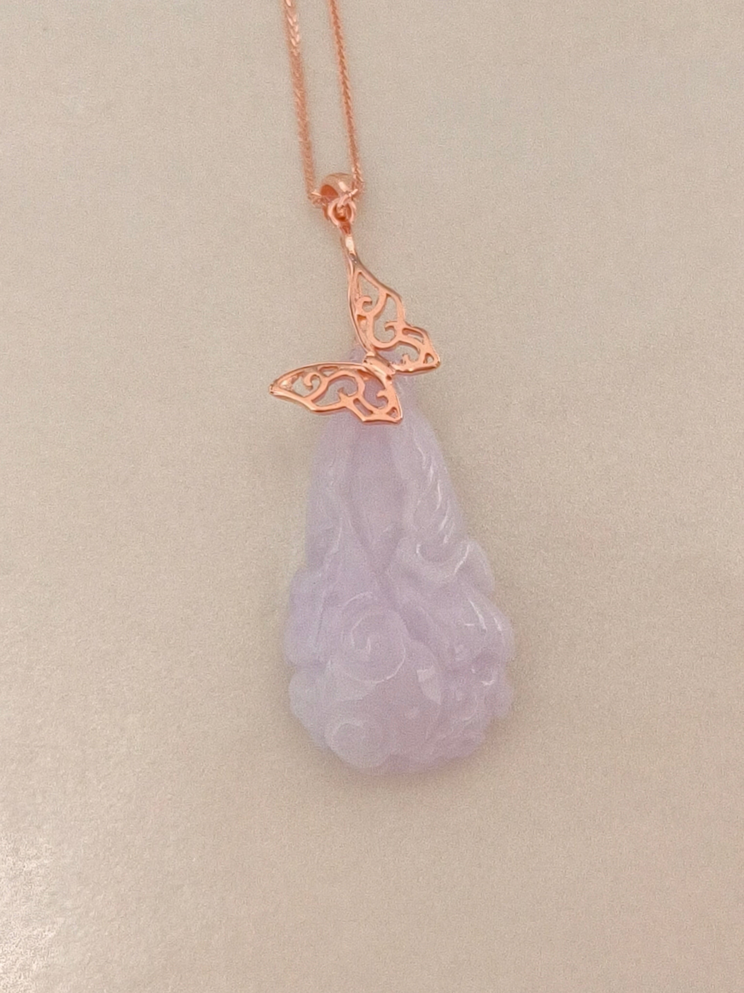 WE Bai Cai lavender jadeite