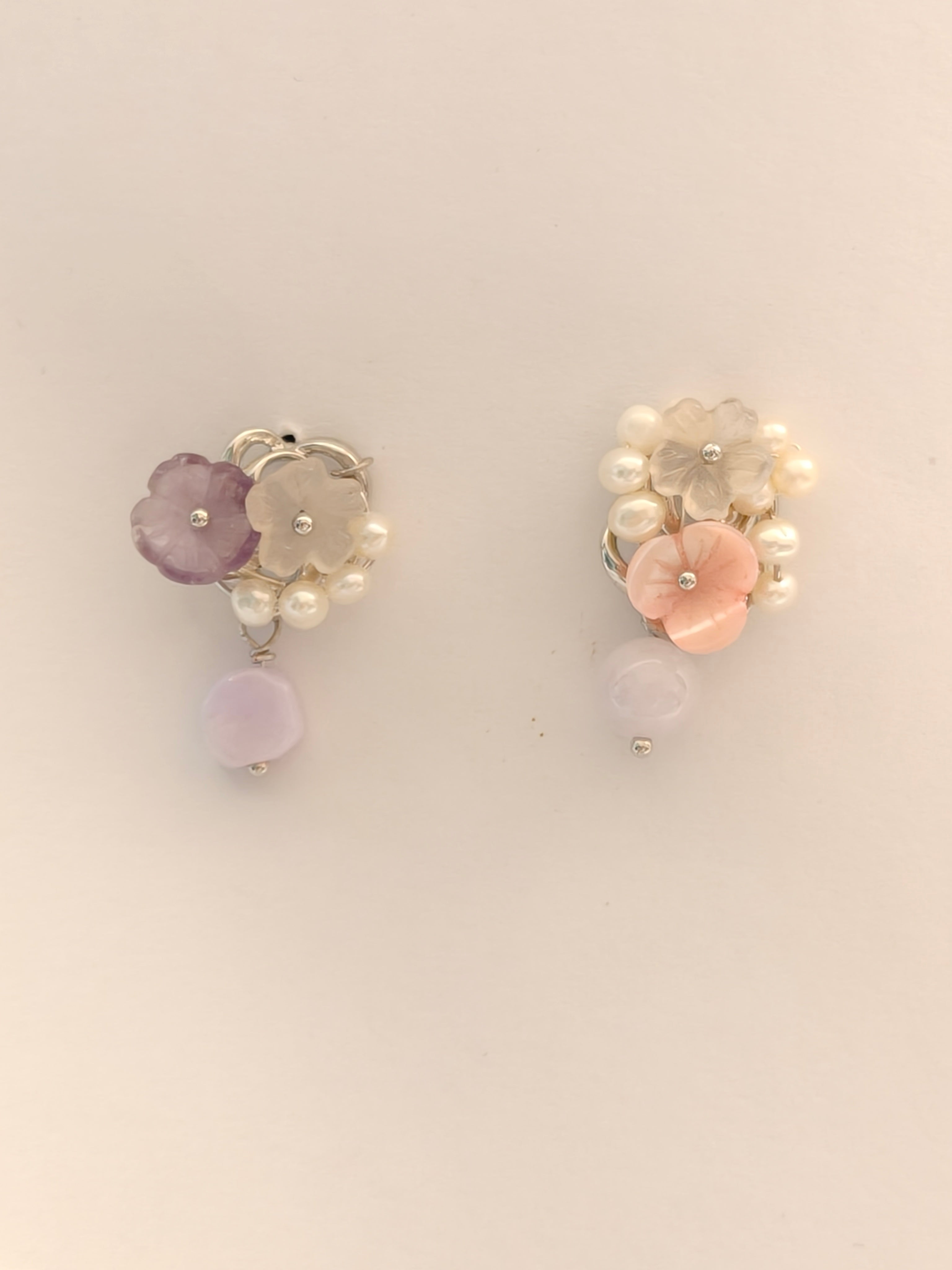 WE Monet jadeite earring