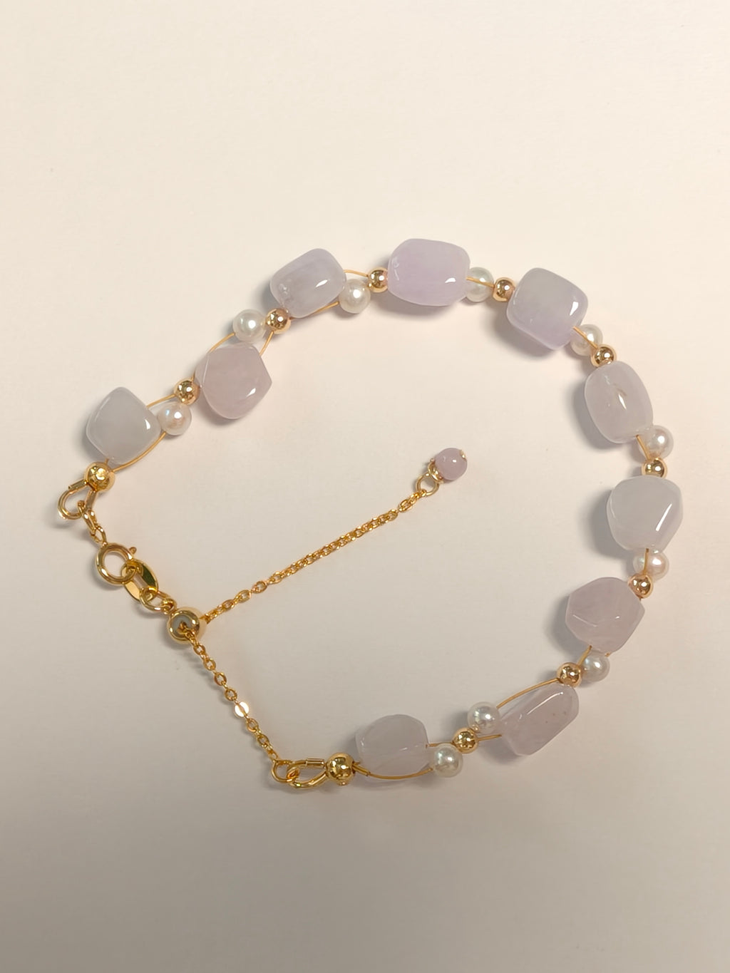 WE jadeite beads bracelet