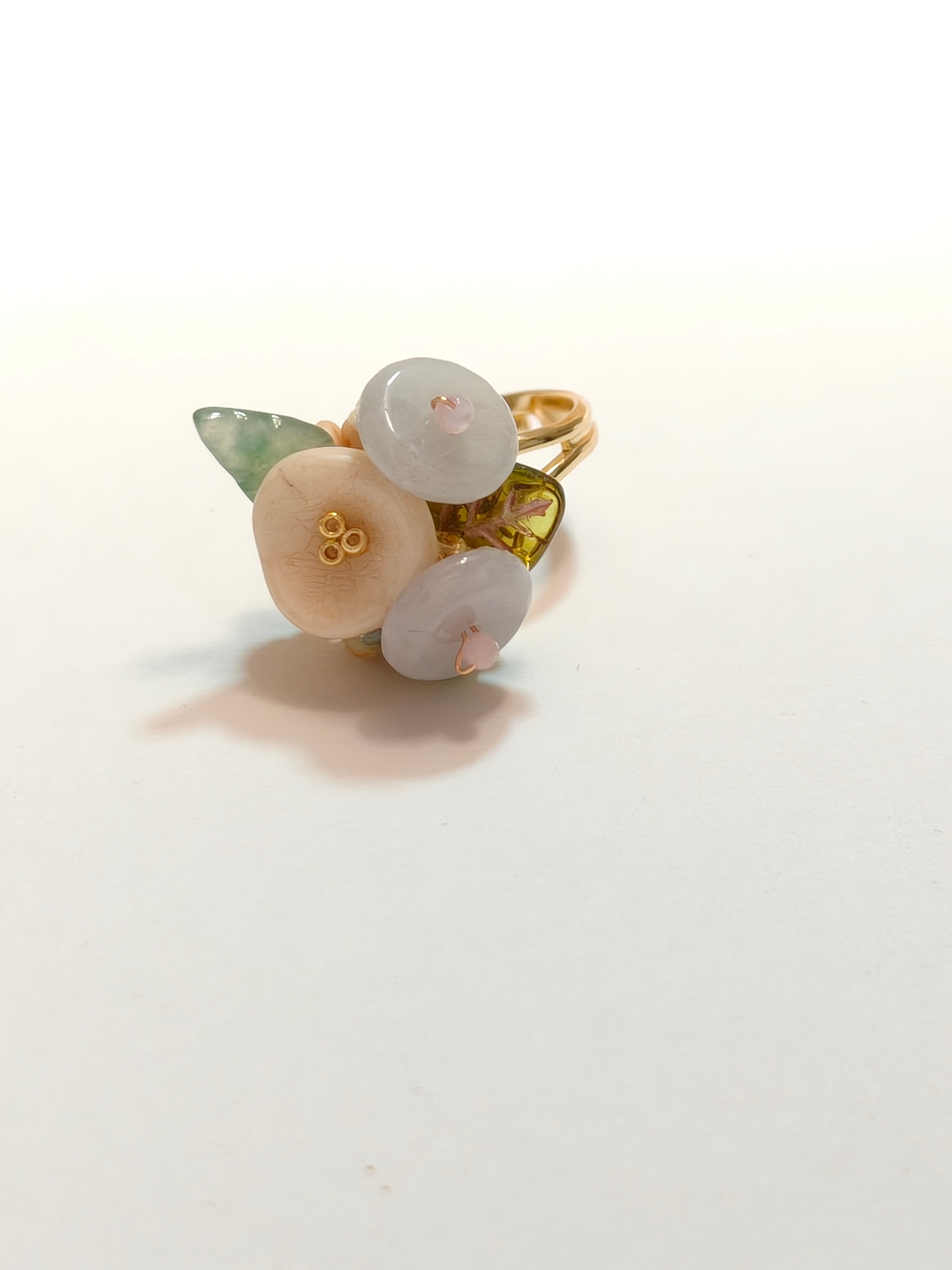 WE Monet ping an kou Ring