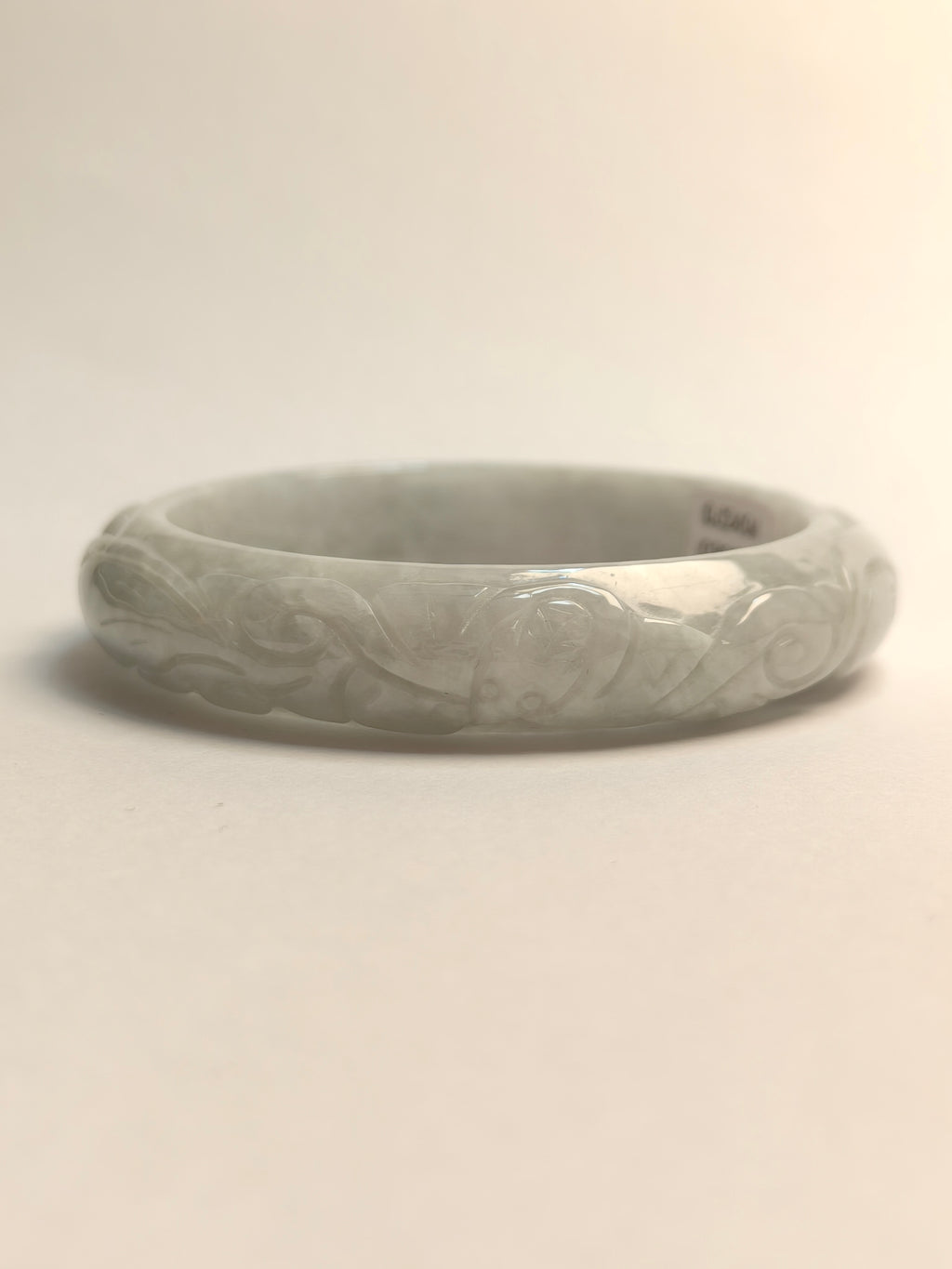 Carved Jade Bangle 54mm