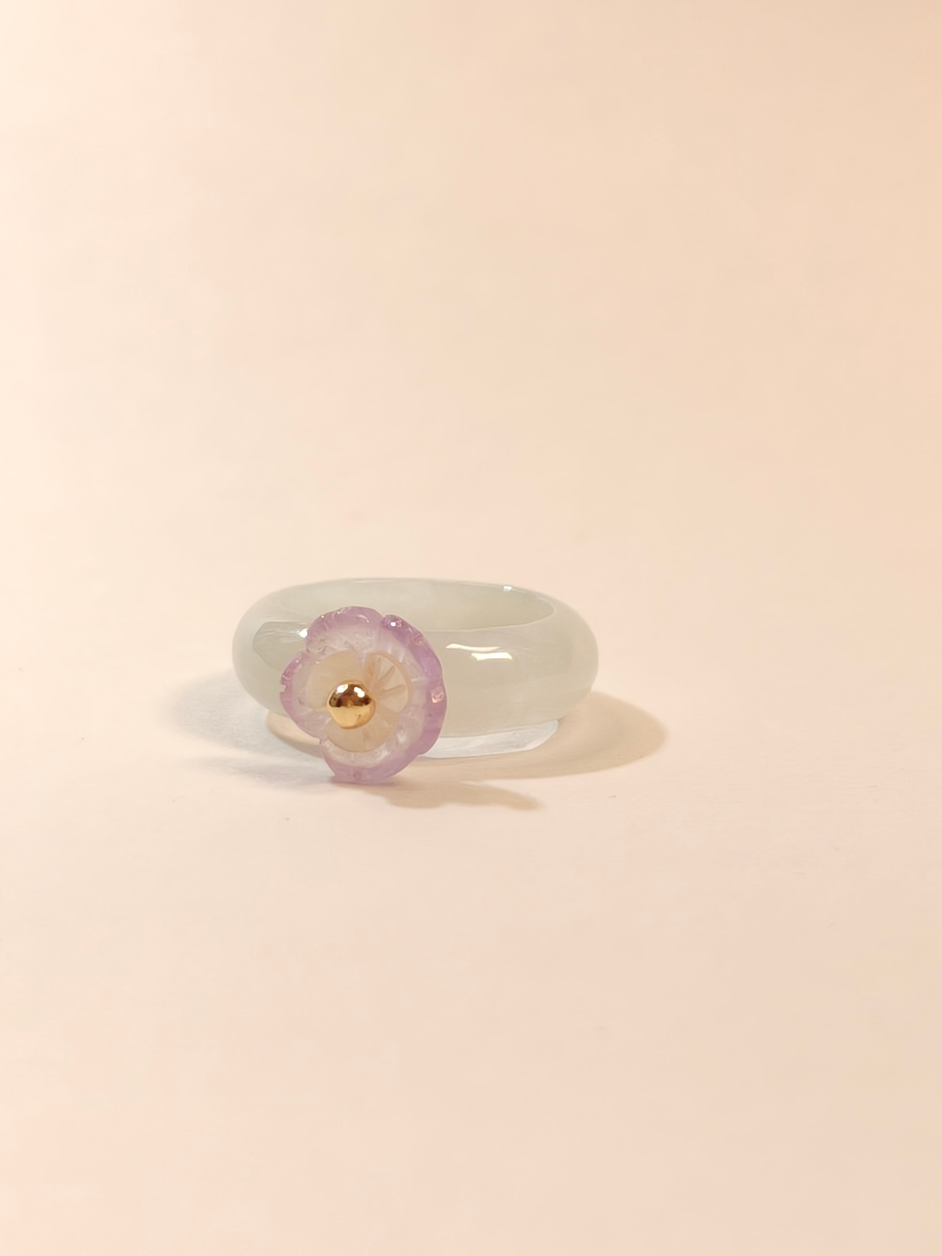 WE minimalist jadeite ring