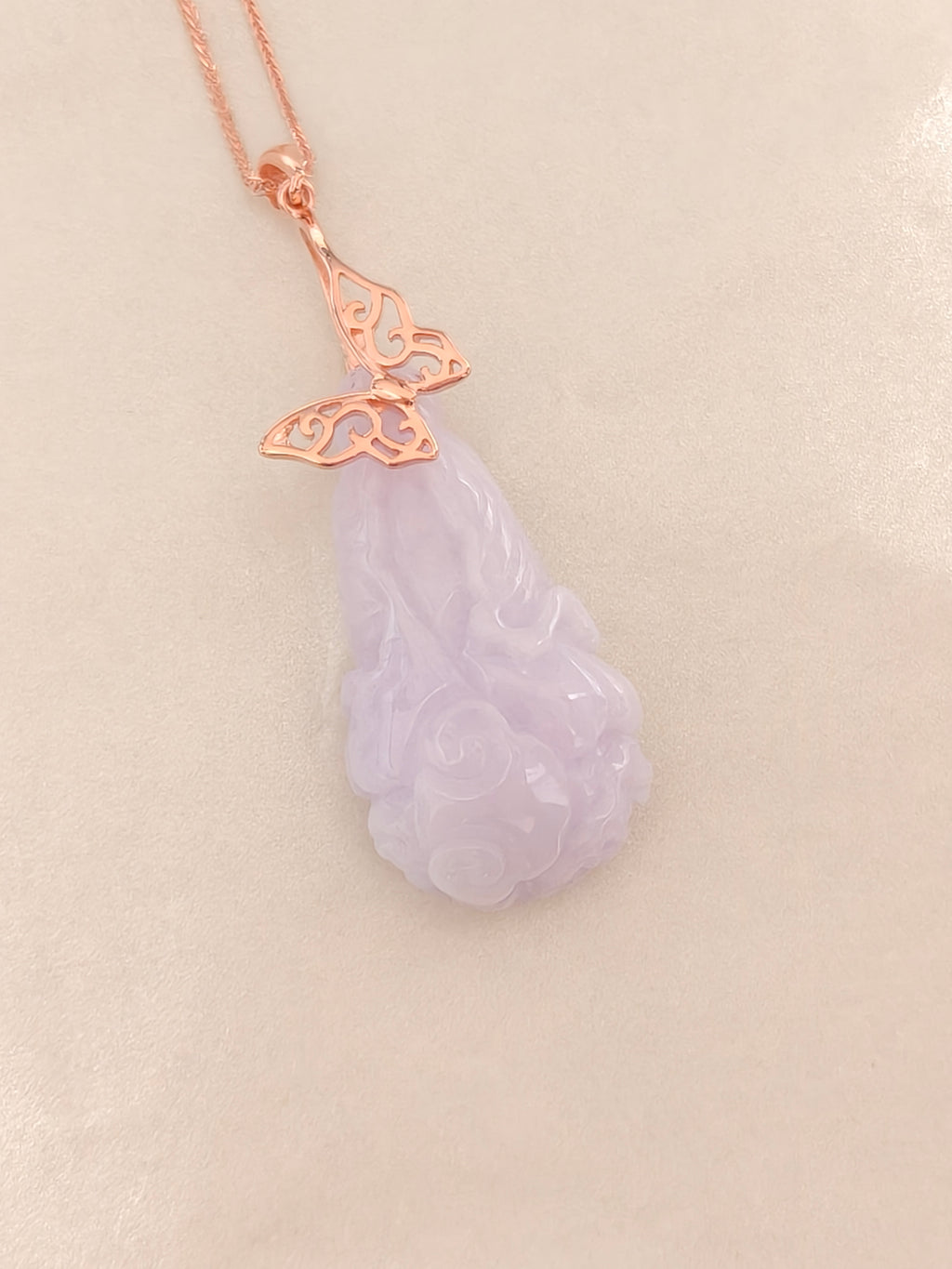 WE Bai Cai lavender jadeite