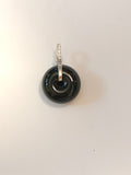 WE Liora - type A mo cui black  jadeite pendant with certificate