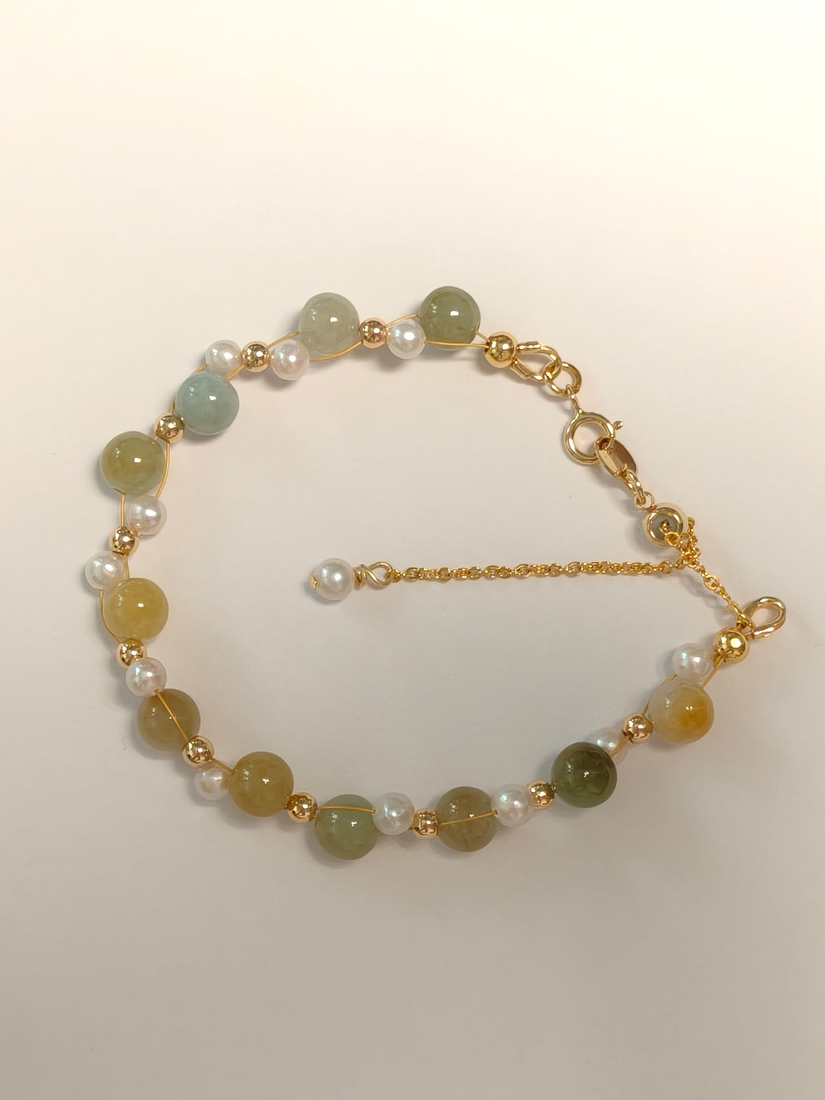 WE jadeite beads bracelet