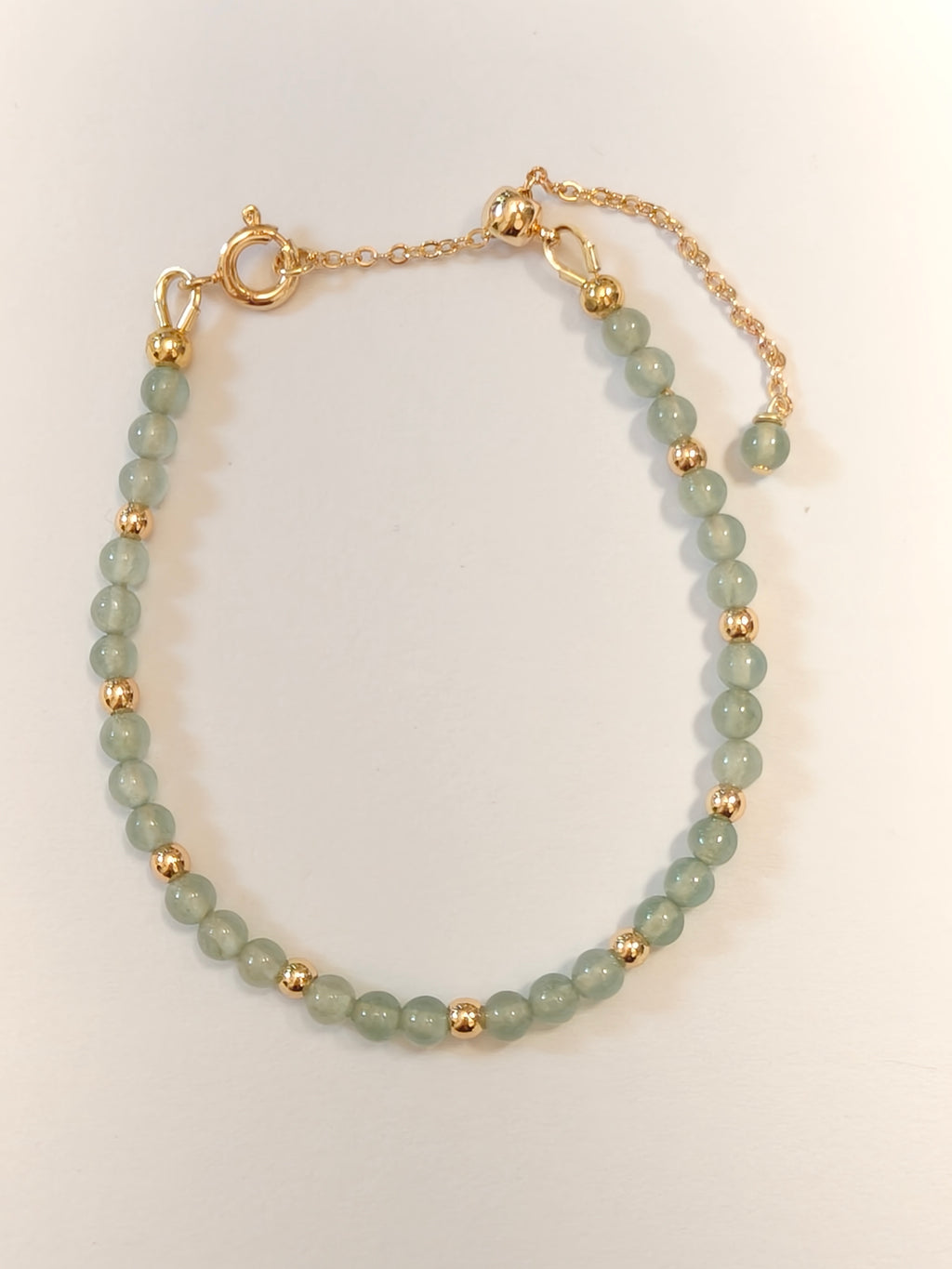 WE lux 3mm icy jadeite beads necklace and bracelet