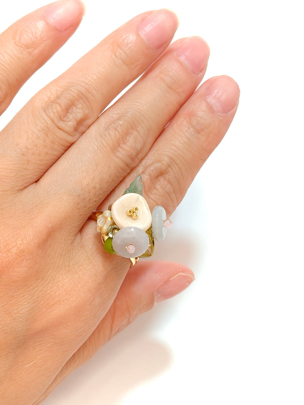 WE Monet ping an kou Ring