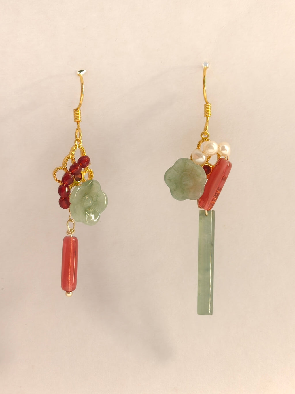WE jadeite earring