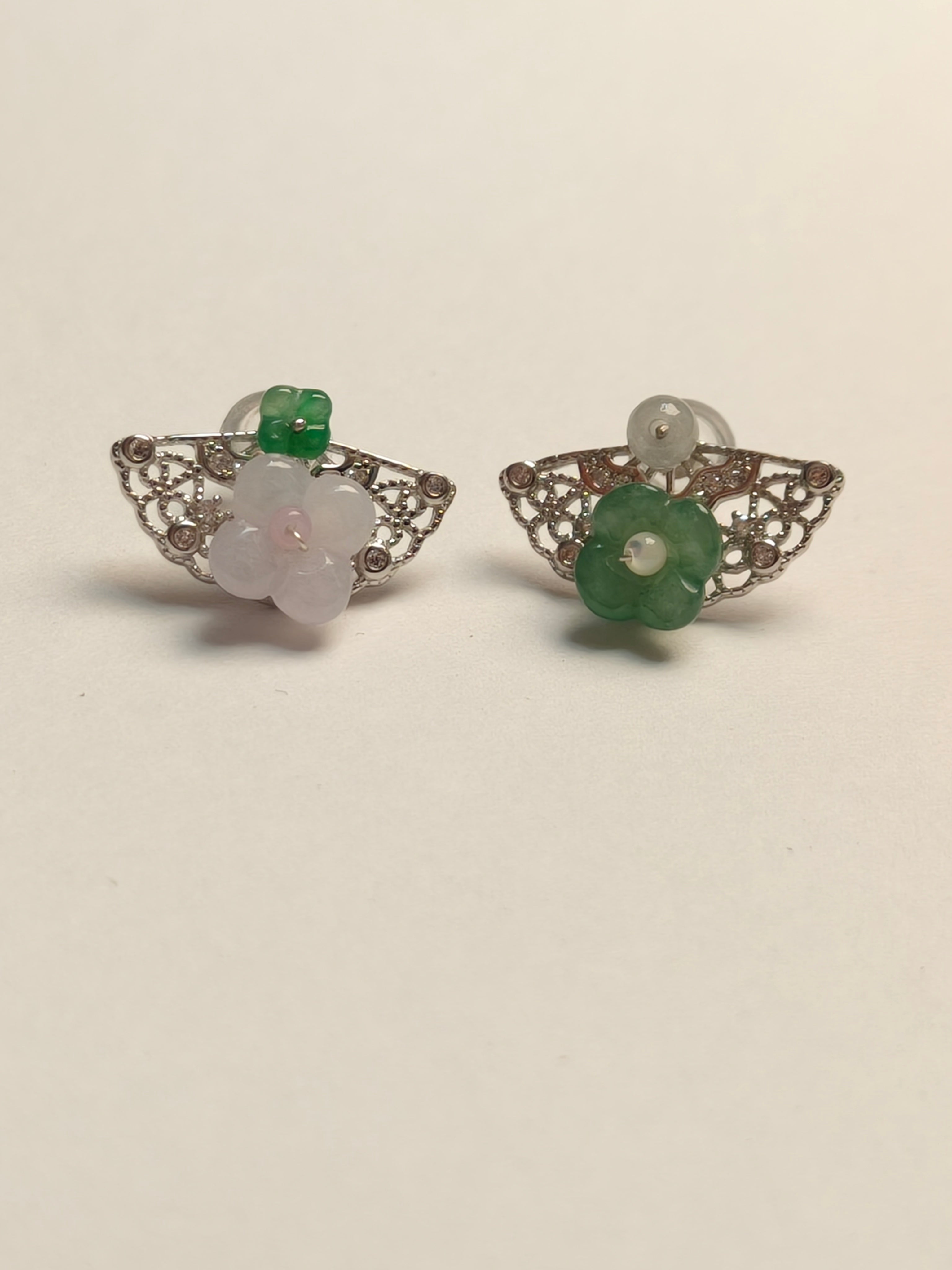 WE minimalist jadeite earring
