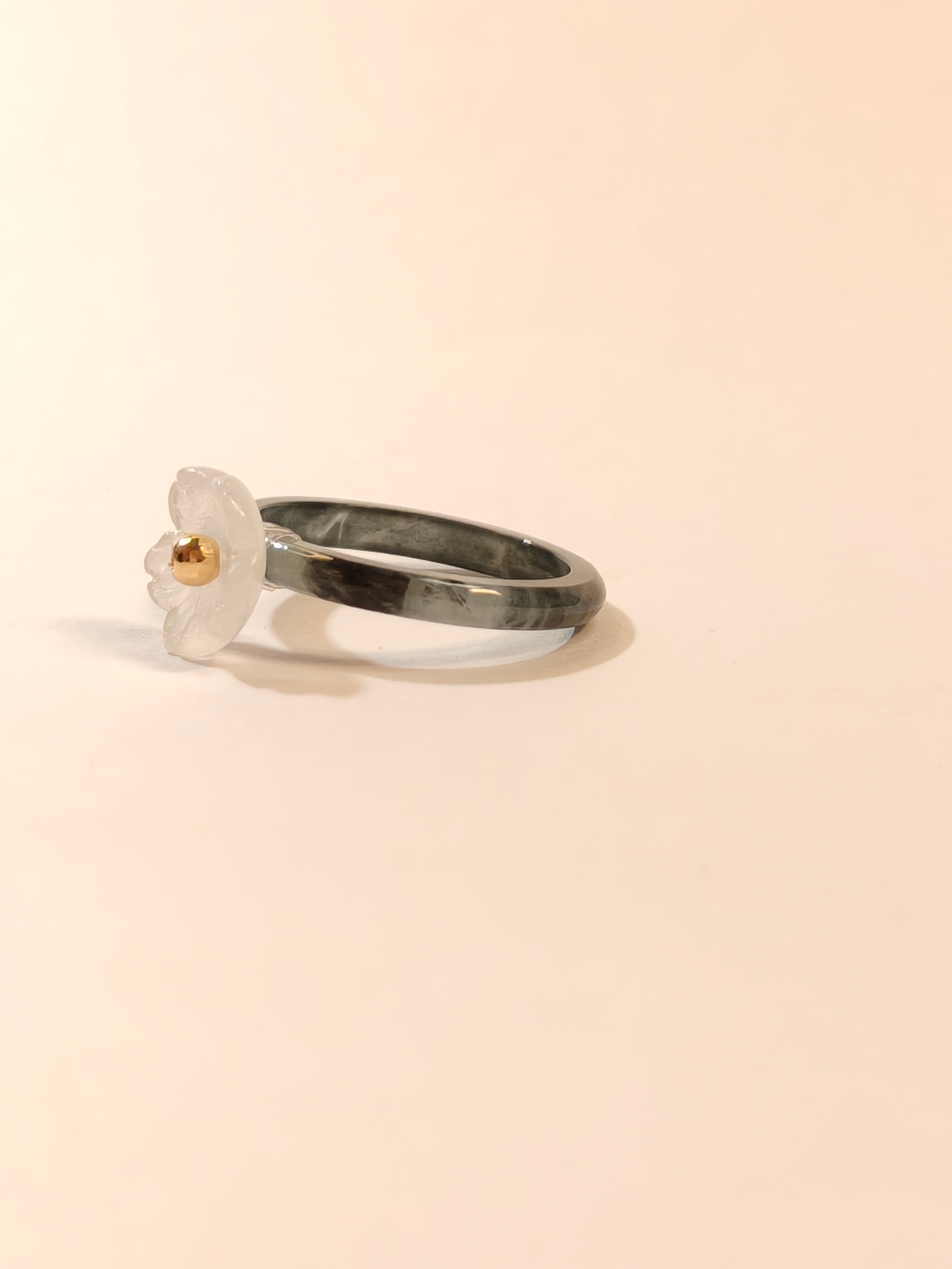 WE minimalist jadeite ring