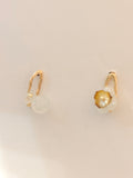WE Monet jadeite earring