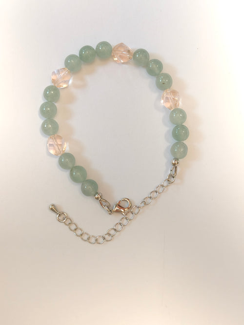 WE 6mm jadeite beads bracelet
