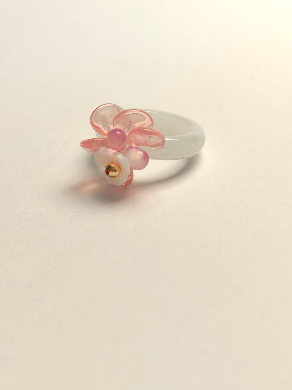 WE minimalist jadeite ring US size 5.5