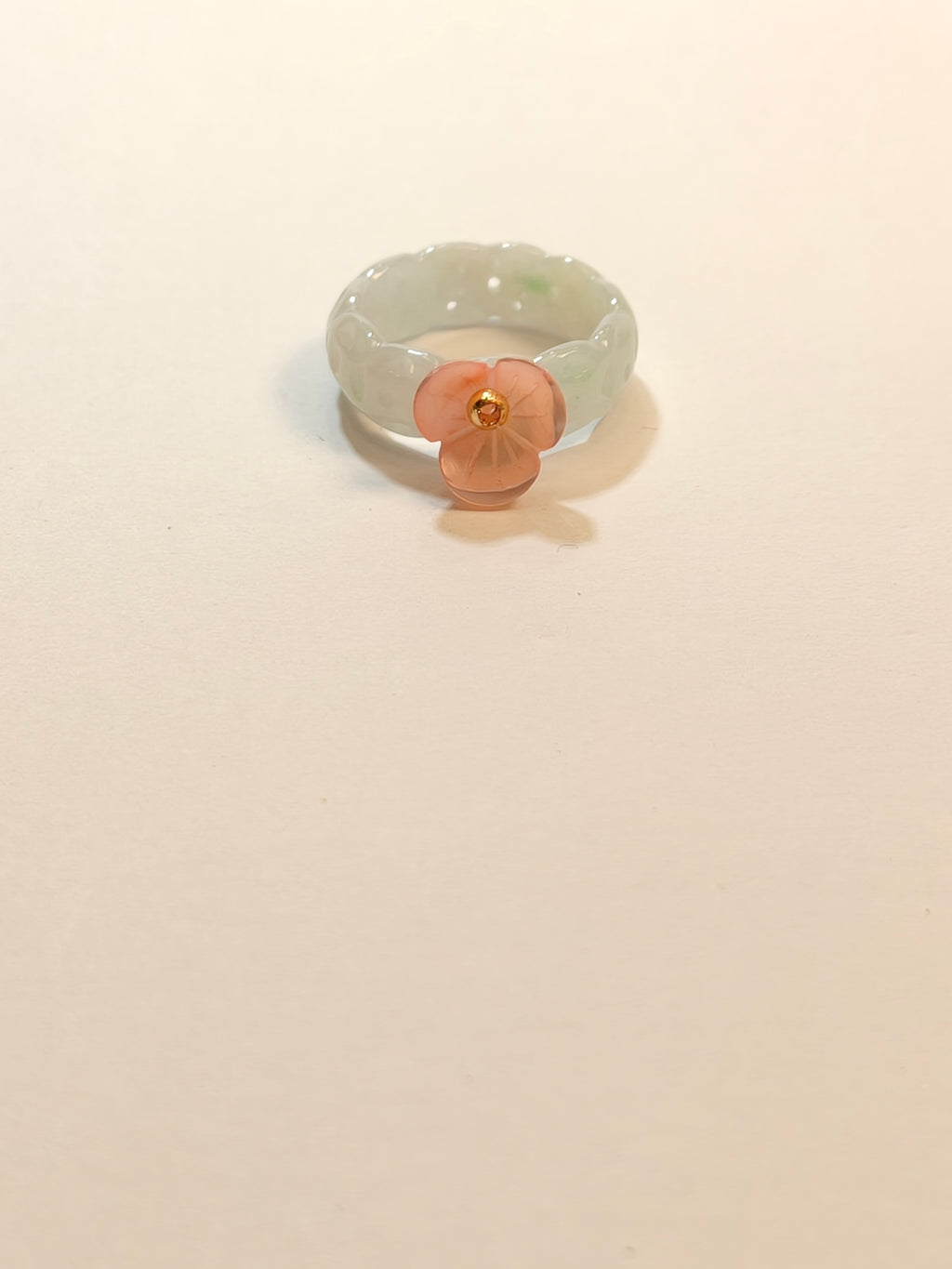 WE minimalist jadeite ring
