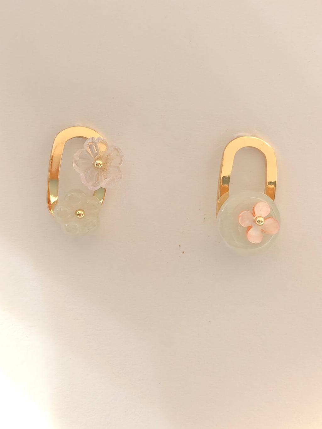 WE Monet jadeite earring