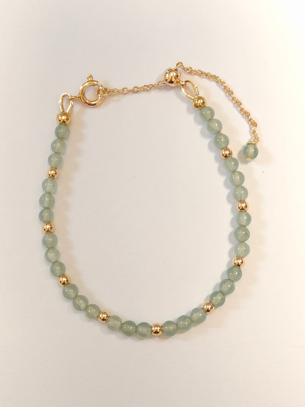 WE lux 3mm icy jadeite beads necklace and bracelet