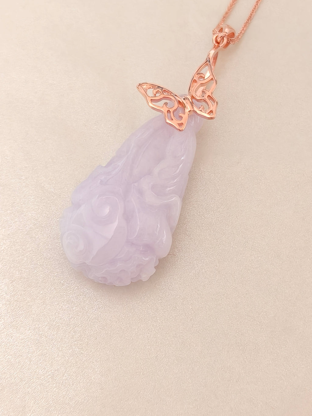 WE Bai Cai lavender jadeite