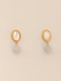 WE lavender jadeite earring