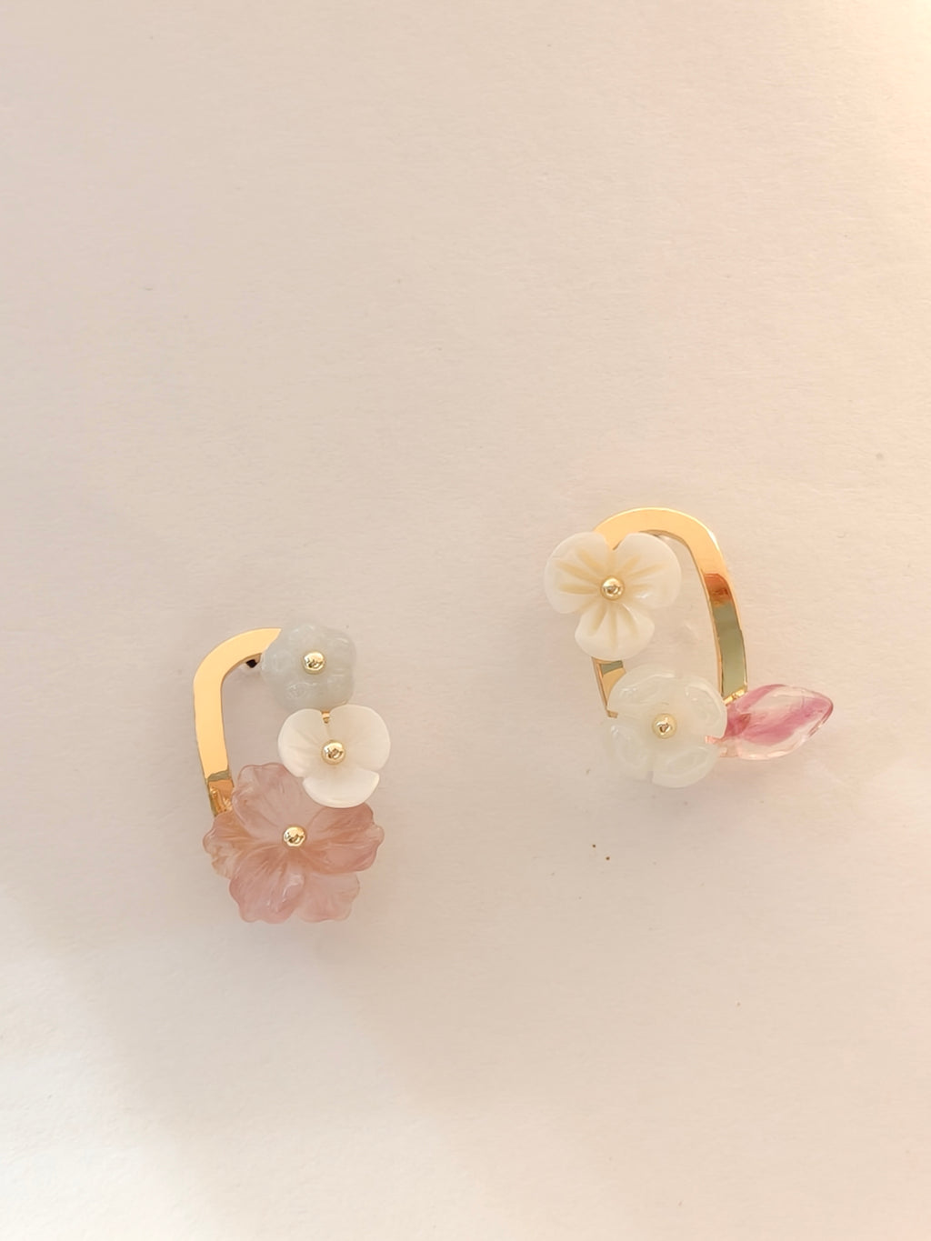 WE Monet jadeite earring