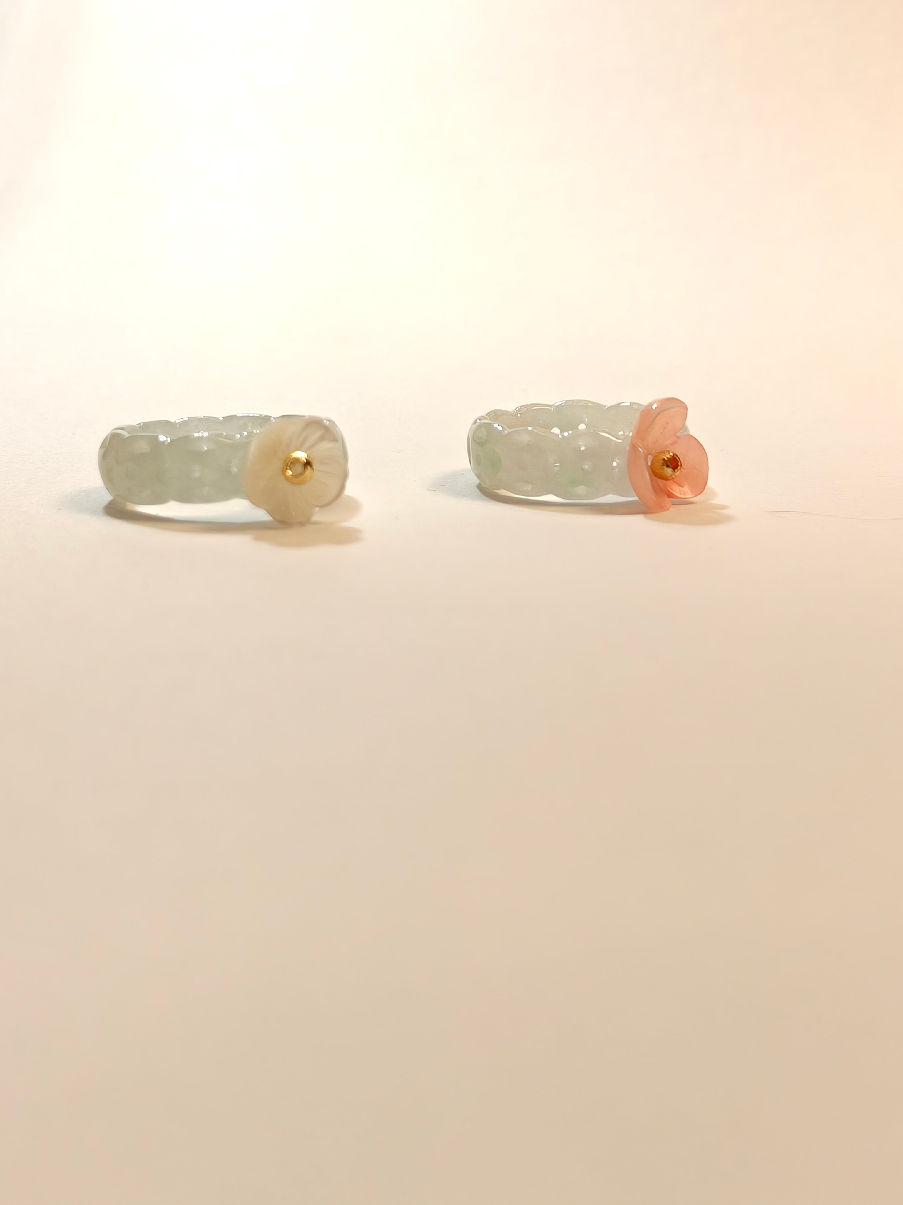 WE minimalist jadeite ring