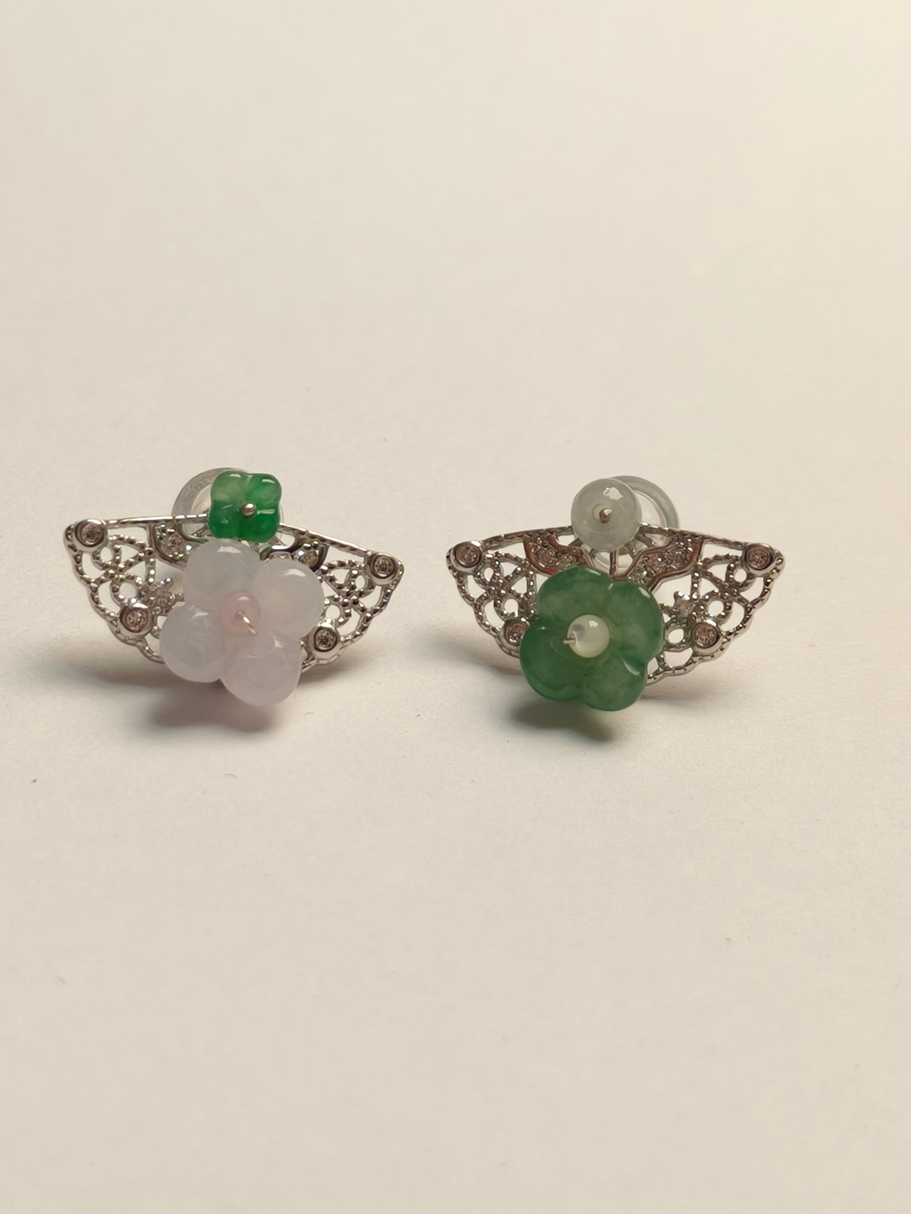 WE minimalist jadeite earring
