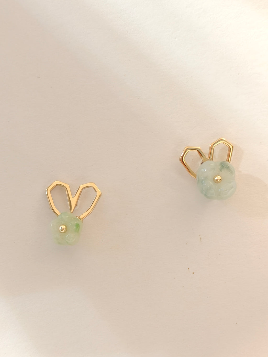 WE Monet jadeite earring