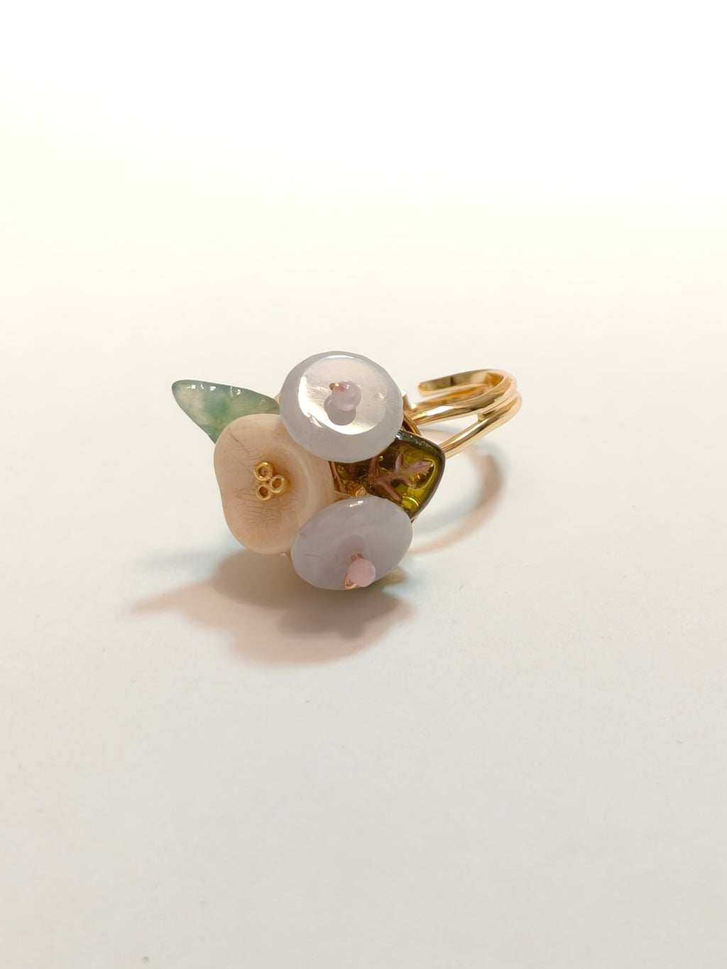 WE Monet ping an kou Ring