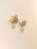 WE Monet jadeite earring