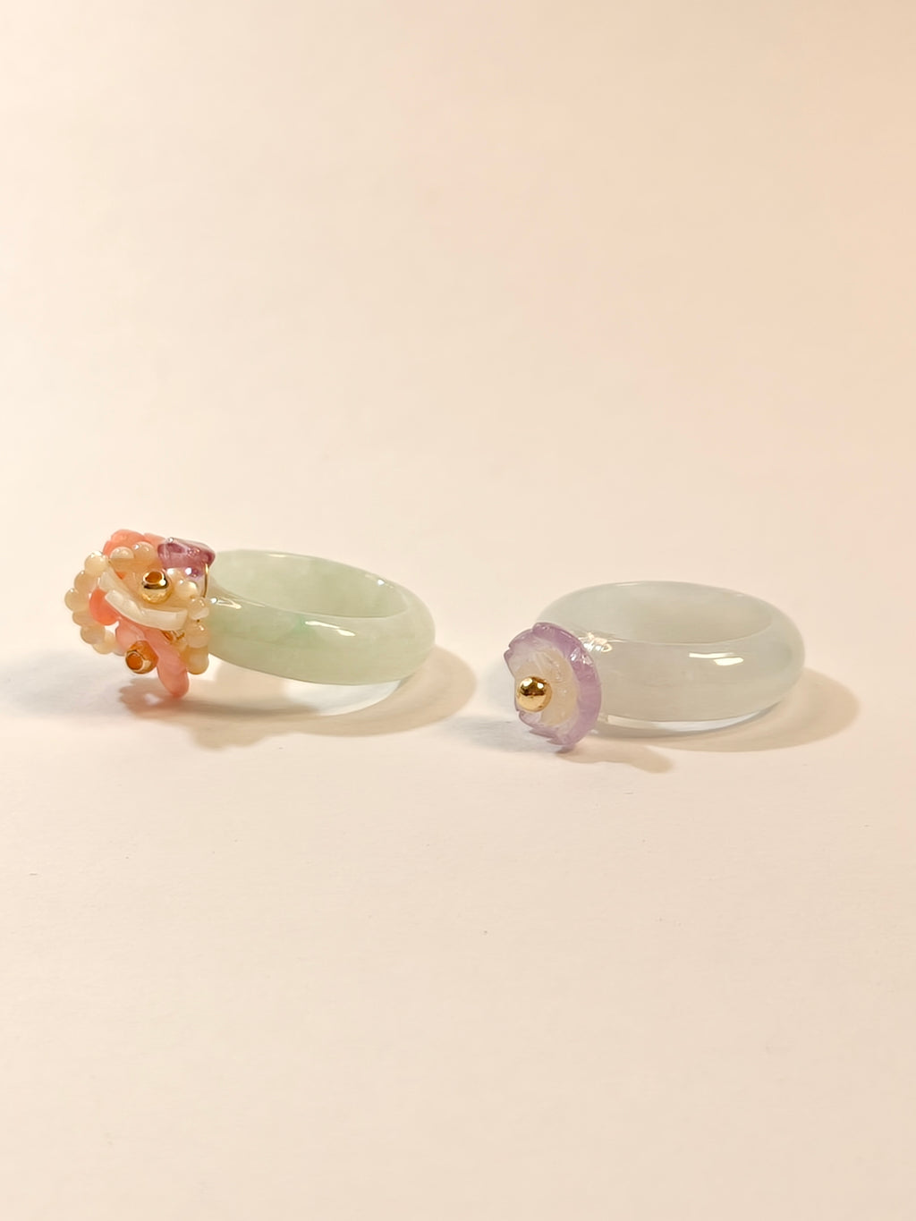 WE minimalist jadeite ring