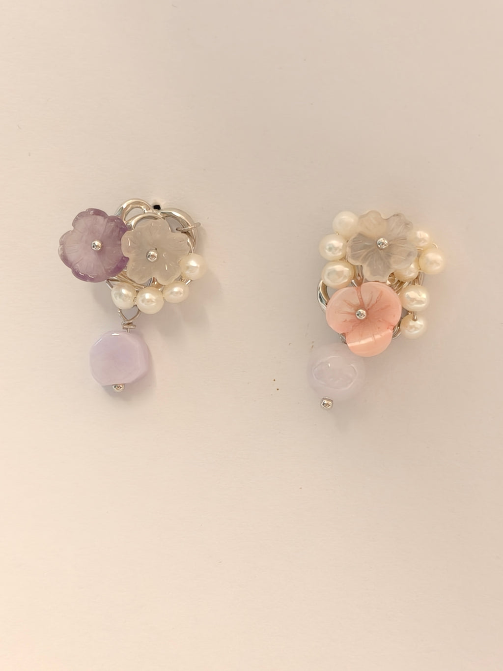 WE Monet jadeite earring