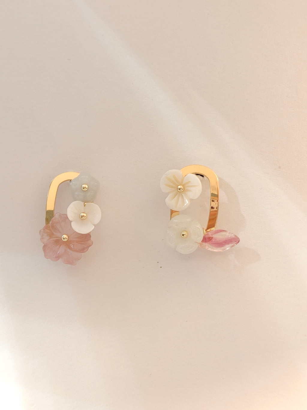 WE Monet jadeite earring