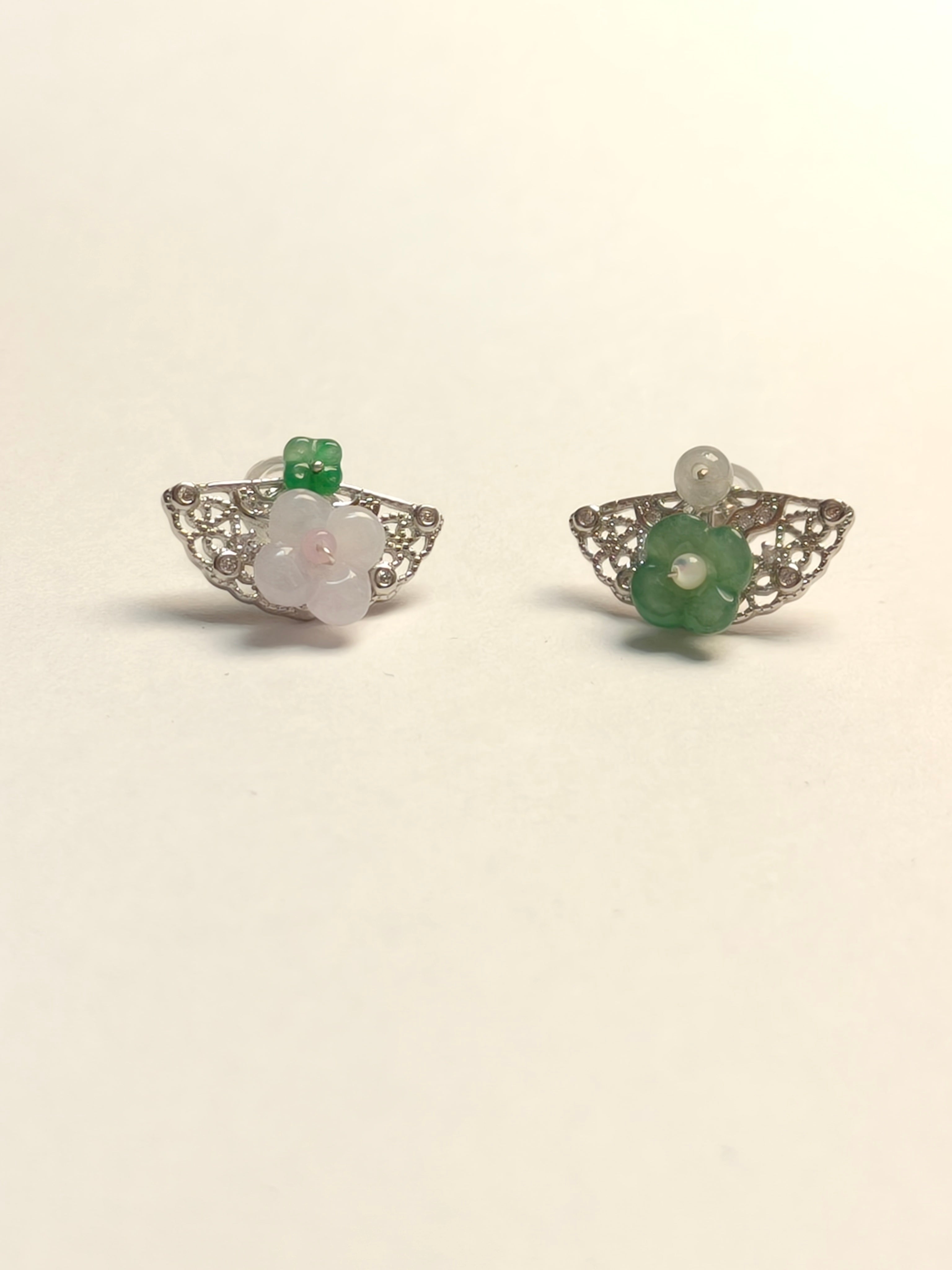 WE minimalist jadeite earring
