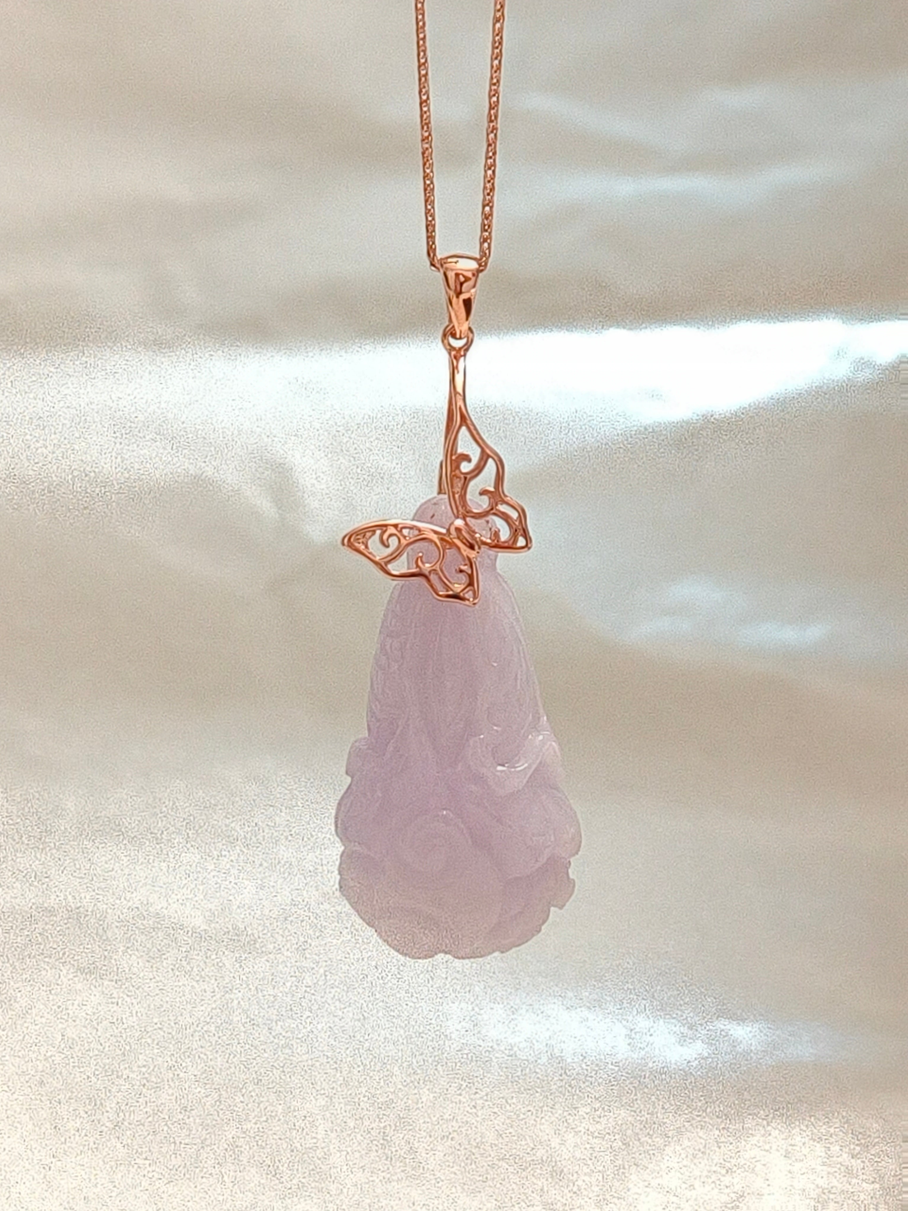 WE Bai Cai lavender jadeite