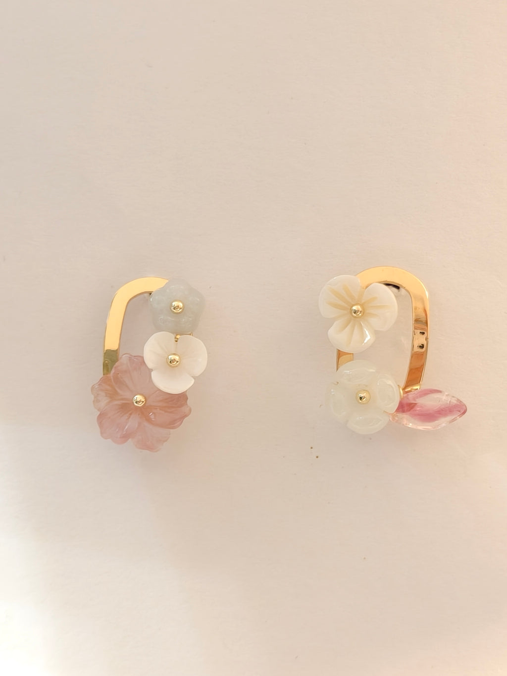 WE Monet jadeite earring
