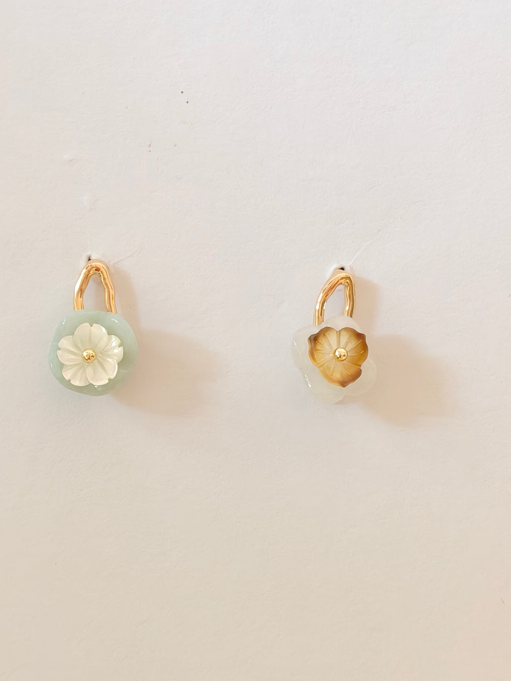 WE Monet jadeite earring