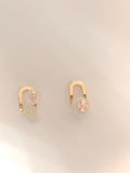 WE Monet jadeite earring
