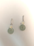 WE ping an kou jadeite earring