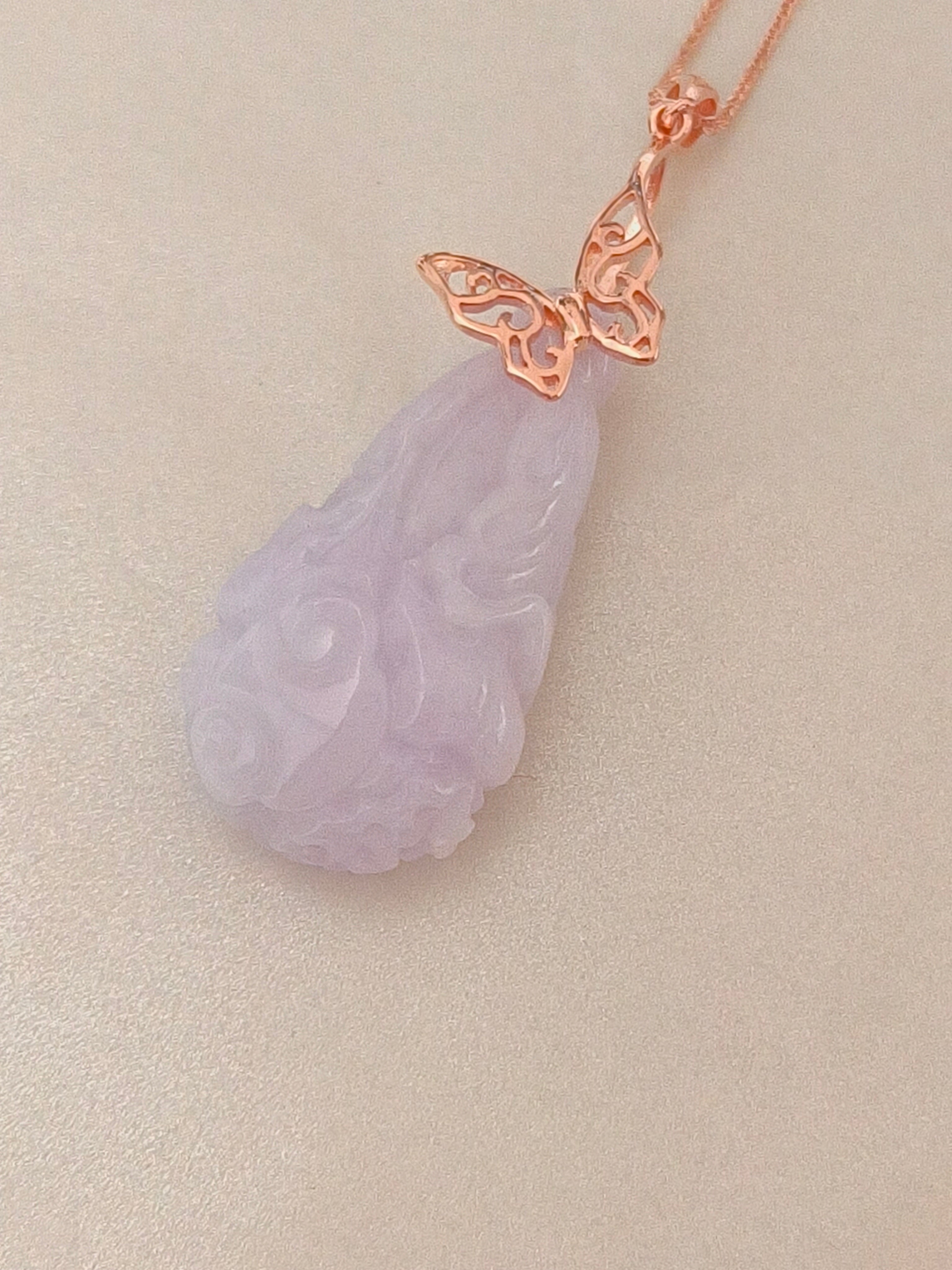 WE Bai Cai lavender jadeite