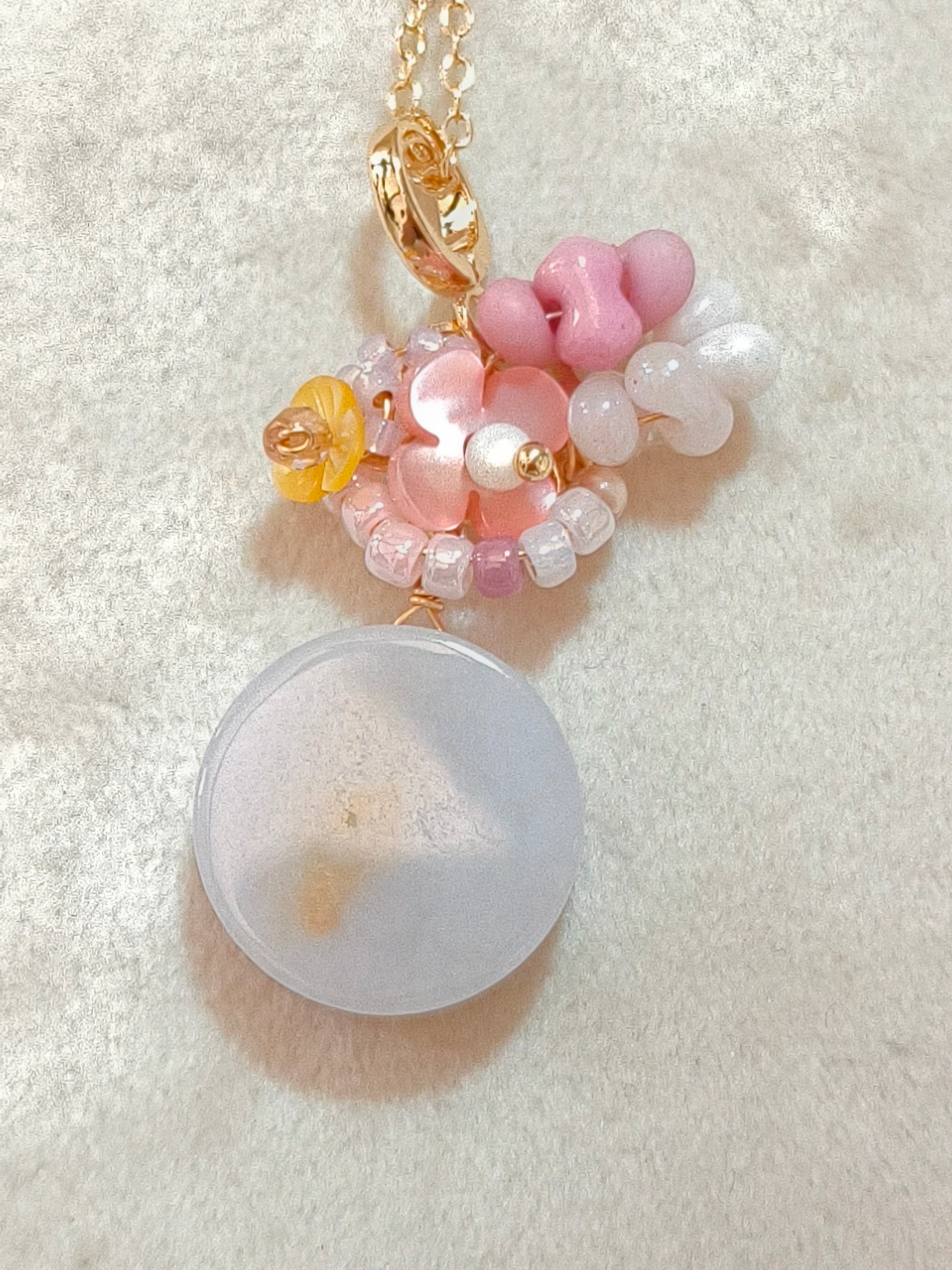 WE minimalist wu shi pai necklace jadeite